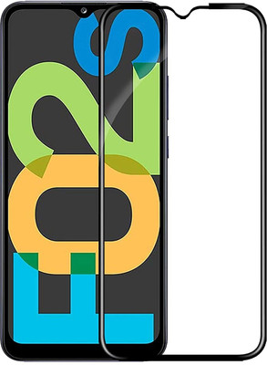 NaturalBuy Edge To Edge Tempered Glass for Samsung Galaxy F02s, A02s , M02s-The tempered glass provides edge-to-edge, full screen coverage to protect your phone from scratches and drops,Top Notch Edge to Edge Full Screen Coverage [Anti-Scratch] [9H Gorilla] [Free Cleaning Kit Included](Pack of 1)