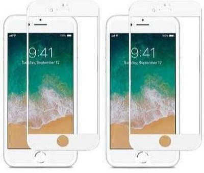 VILLA Edge To Edge Tempered Glass for Apple iPhone 6 / Apple iPhone 6s - 9H Hardness, Oleophobic Coating, Bubble-Free Screen Protector(Pack of 2)