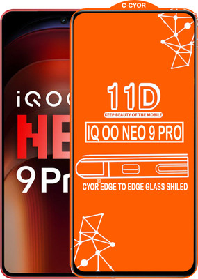 CYOR Edge To Edge Tempered Glass for IQOO NEO 9 PRO(Pack of 1)