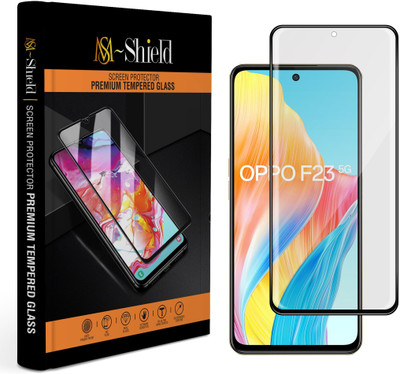 MS-Shield Edge To Edge Tempered Glass for OPPO F23 5G(Pack of 1)