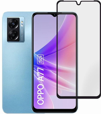 DMJHP Edge To Edge Tempered Glass for Oppo A77 5G(Pack of 1)