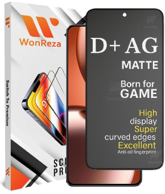 WonReza Edge To Edge Tempered Glass for Realme GT 7, Realme GT 7T, OnePlus 13R 5G(Pack of 1)