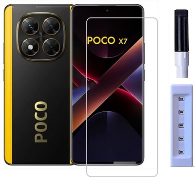 ASVALBUY Edge To Edge Tempered Glass for POCO X7 5G(Pack of 1)
