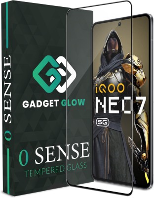 Gadget Glow Edge To Edge Tempered Glass for iQOO Neo 7 5G, Neo 7 5G, iQOO Neo 7 Pro 5G, iQOO 9T 5G, iQOO 11 5G(Pack of 1)