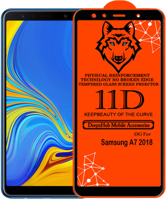CRodible Edge To Edge Tempered Glass for Samsung Galaxy A7 2018 Edition(Pack of 1)