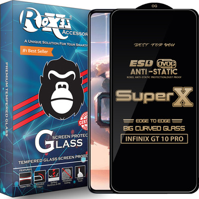 Roxel Edge To Edge Tempered Glass for INFINIX GT 10 PRO(Pack of 1)