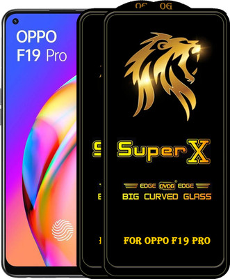 PFOAM Edge To Edge Tempered Glass for OPPO F19 PRO(Pack of 2)