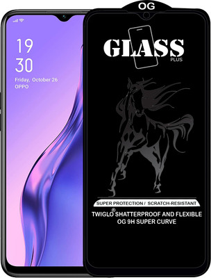 TWIGLO Edge To Edge Tempered Glass for OPPO A31(Pack of 1)
