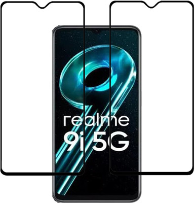 NKCASE Edge To Edge Tempered Glass for Realme 9i 5G,realme 9i 5G(Pack of 2)