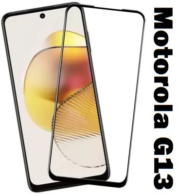 LIKEDESIGN Edge To Edge Tempered Glass for Moto G13, MOTOROLA Moto G13, MOTOROLA G13(Pack of 1)