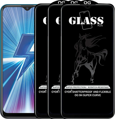 CYOR Edge To Edge Tempered Glass for VIVO Y15(Pack of 3)