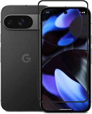 BRENZZ Edge To Edge Tempered Glass for Google Pixel 9(Pack of 1)