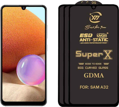 GDMA Edge To Edge Tempered Glass for SAMSUNG A32 4G(Pack of 3)