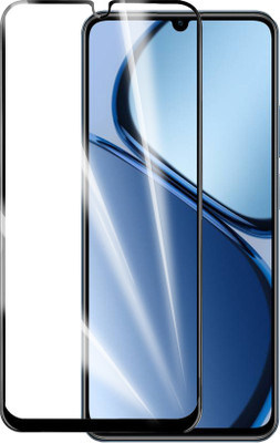 AuraX Edge To Edge Tempered Glass for realme C63(Pack of 1)