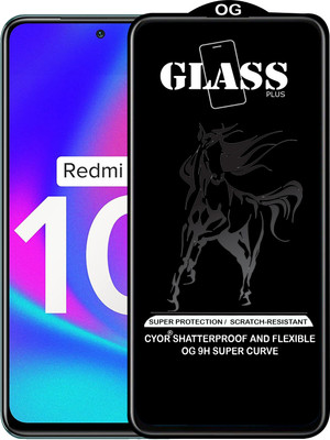 CYOR Edge To Edge Tempered Glass for REDMI NOTE 10 LITE(Pack of 1)