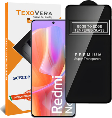 TEXOVERA Edge To Edge Tempered Glass for REDMI Note 13 5G, REDMI Note 13 Pro 5G, OnePlus 10T 5G(Pack of 1)
