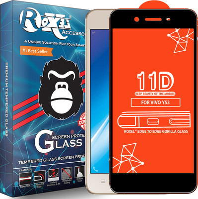 Roxel Edge To Edge Tempered Glass for VIVO Y53(Pack of 1)