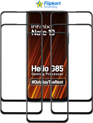 Flipkart SmartBuy Edge To Edge Tempered Glass for INFINIX NOTE 10(Pack of 5)