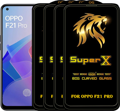 PFOAM Edge To Edge Tempered Glass for OPPO F21 PRO(Pack of 4)