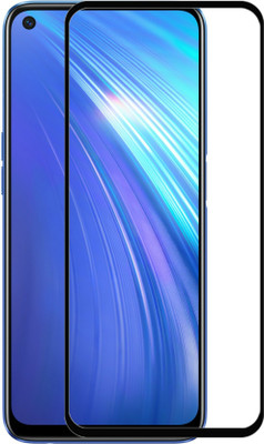 DMJHP Edge To Edge Tempered Glass for Realme 6i(Pack of 1)