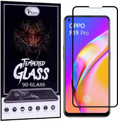 iKare Edge To Edge Tempered Glass for OPPO F19 Pro(Pack of 1)