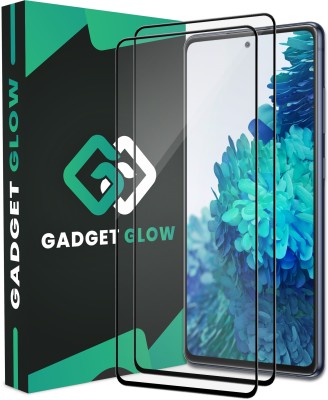 Gadget Glow Edge To Edge Tempered Glass for Samsung Galaxy S20 FE 5G, Samsung Galaxy S20 FE, Samsung S20 FE 5G, Samsung Galaxy A53 5G, Samsung Galaxy A53, Samsung A53 5G, Samsung Galaxy A52, Samsung A52, Samsung Galaxy M31s, Samsung M31s, Samsung Galaxy A51, Samsung A51(Pack of 2)