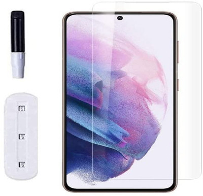 ALONZO Edge To Edge Tempered Glass for Samsung Galaxy S21 Ultra 5G(Pack of 1)