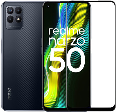 SEVEN7STAR Edge To Edge Tempered Glass for Realme Narzo 50(Pack of 1)