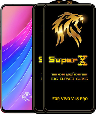 PFOAM Edge To Edge Tempered Glass for VIVO V15 PRO(Pack of 2)