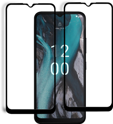 Knotyy Edge To Edge Tempered Glass for Nokia C22(Pack of 2)
