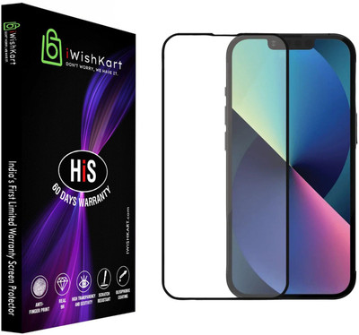 iWishKart Edge To Edge Tempered Glass for Apple iPhone 14 Plus, Apple iPhone 14 Plus 5G(Pack of 3)