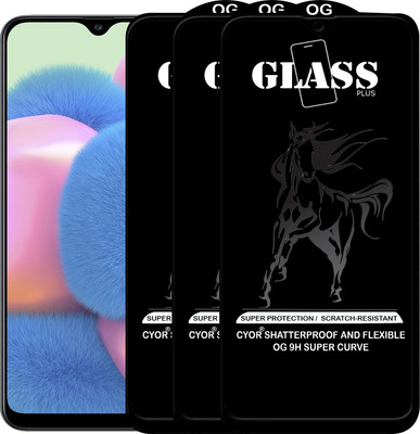 CYOR Edge To Edge Tempered Glass for SAMSUNG A70S(Pack of 3)