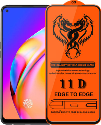 Forego Edge To Edge Tempered Glass for OPPO F19 Pro Plus(Pack of 1)