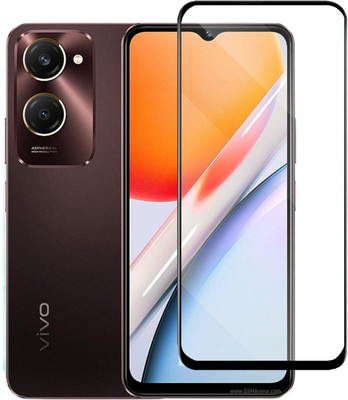 SMART TELECOM Edge To Edge Tempered Glass for Vivo y28e 5g, Vivo 28s 5g, Vivo y18i, Vivo y17s, Vivo y16, Vivo y18t(Pack of 1)