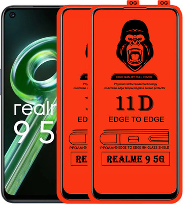 Rofix star Edge To Edge Tempered Glass for REALME 9 5G(Pack of 2)