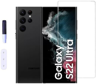SRT Edge To Edge Tempered Glass for Samsung Galaxy S22 Ultra(Pack of 1)