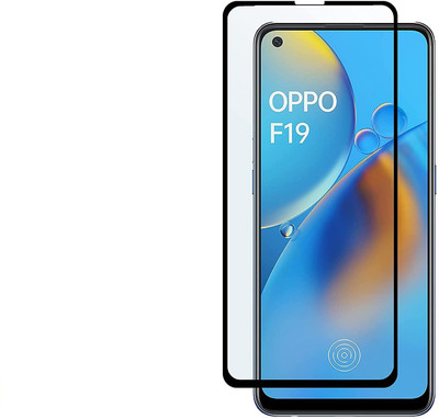 O2MG Edge To Edge Tempered Glass for OPPO F19(Pack of 1)