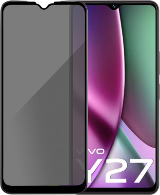 HUPSHY Edge To Edge Tempered Glass for Vivo Y27(Pack of 1)