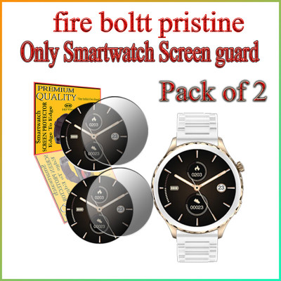 daffin Edge To Edge Tempered Glass for Fire-Boltt Pristine(Pack of 2)