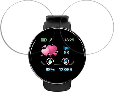 ARBAN Edge To Edge Tempered Glass for Smart Watch Round Screen HD LCD Screen 1.3 inch SMARTWATCH SCREEN GUARD(Pack of 2)