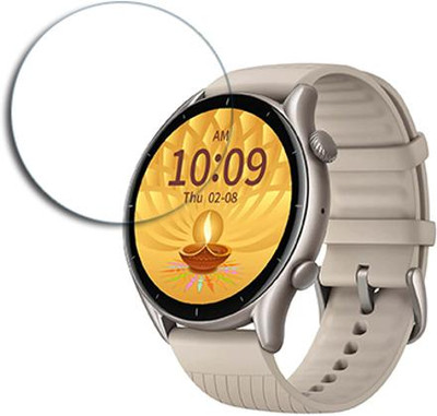 ARBAN Edge To Edge Tempered Glass for Amazfit GTR 3 SMARTWATCH SCREEN GUARD(Pack of 1)