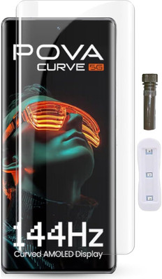 AKSHUD Edge To Edge Tempered Glass for Tecno Pova Curve 5G(Pack of 1)