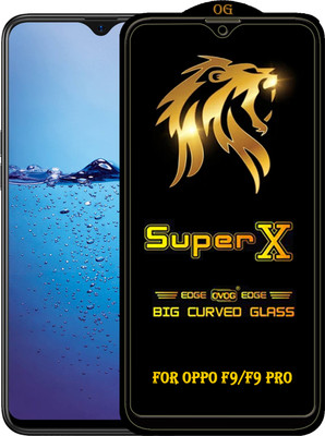 PFOAM Edge To Edge Tempered Glass for Oppo F9(Pack of 1)