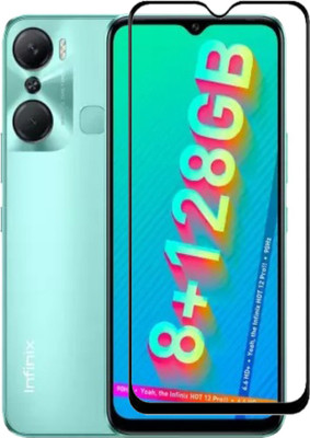 VDAT Edge To Edge Tempered Glass for Infinix Hot 12 Pro(Pack of 1)