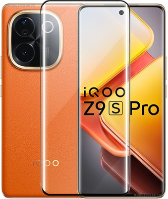 Fablue Edge To Edge Tempered Glass for iQOO Z9s Pro(Pack of 1)