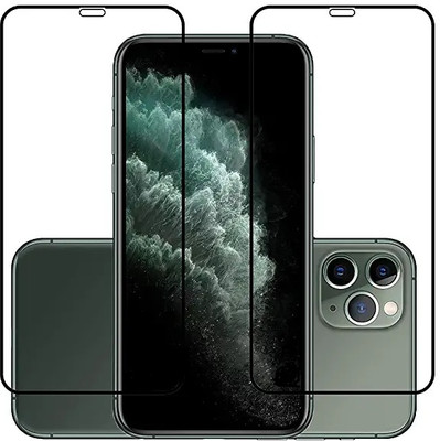 1DOLLAR Edge To Edge Tempered Glass for Apple iPhone 11 Pro -11D Glass -9H-11D(Pack of 2)
