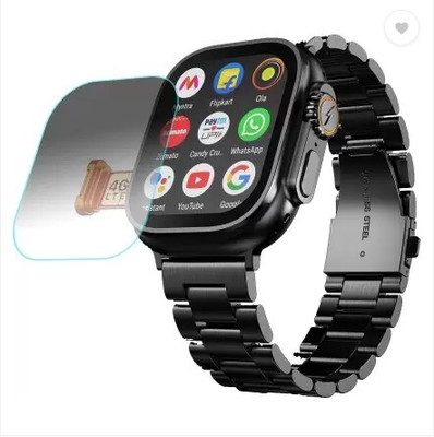 Varsha Edge To Edge Tempered Glass for FIRE BOLTT ORACLE SMARTWATCH - Copy (13)(Pack of 2)