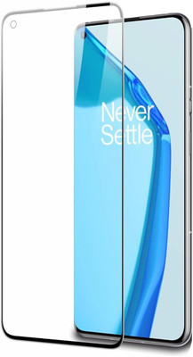 HIE POWER Edge To Edge Tempered Glass for OnePlus 8/ OnePlus 9 5G-[Full Glue 9H](Pack of 1)