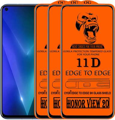 CYOR Edge To Edge Tempered Glass for HONOR VIEW 20(Pack of 3)