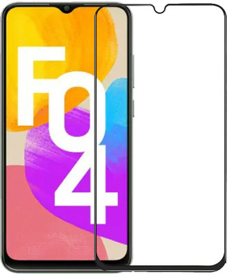 EASYBIZZ Edge To Edge Tempered Glass for Samsung Galaxy F04(Pack of 1)